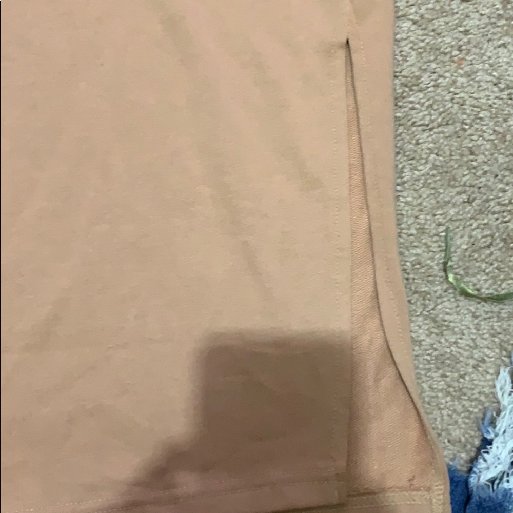 Misguided Nude Long Skirt